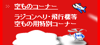 空ものコーナー ラジコンヘリ・飛行機等空もの用特別コーナー