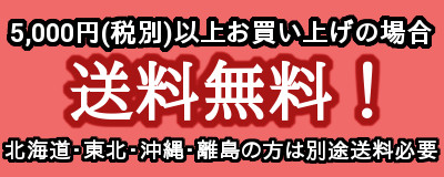 5400円以上お買い上げの場合送料無料！！（北海道・沖縄・離島は540円）