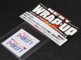 【ネコポス対応】ラップアップ(WRAP-UP)/REAL 3DナンバープレートU.S. 2枚入(I LOVE DRIFT)