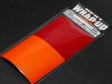 【ネコポス対応】ラップアップ(WRAP-UP)/ライト用カラーフィルムセット透過タイプ（red/orange)