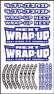 画像2: 【ネコポス対応】ラップアップ(WRAP-UP)/0039-01__0039-03/WRAP-UP NEXT ロゴ/ タイヤステッカー Type-A (2)