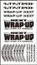 画像1: 【ネコポス対応】ラップアップ(WRAP-UP)/0039-04__0039-06/WRAP-UP NEXT ロゴ/ タイヤステッカー Type-B (1)