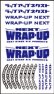 画像2: 【ネコポス対応】ラップアップ(WRAP-UP)/0039-04__0039-06/WRAP-UP NEXT ロゴ/ タイヤステッカー Type-B (2)
