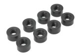 【ネコポス対応】ラップアップ(WRAP-UP)/0530-FD/M3 ジュラコン丸ナット 8pcs(Φ6mm/ 厚さ3mm)