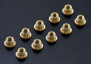 画像1: 【ネコポス対応】ラップアップ(WRAP-UP)/0778-FD/ユニサート M3 真鍮ナット (10pcs)