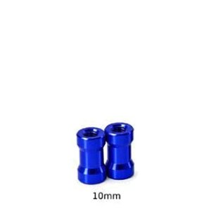 画像1: 【ネコポス対応】TOPLINE(トップライン)/0872-FD/ラウンドシェイプアルミポスト 10mm (ブルー、2個入)