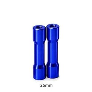画像1: 【ネコポス対応】TOPLINE(トップライン)/0875-FD/ラウンドシェイプアルミポスト 25mm (ブルー、2個入)