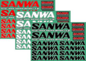 画像1: 【ネコポス対応】サンワ(SANWA)/107A90531B__107A90534B/SANWAデカール
