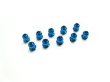 OPTION No.1(オプションNo.1)/TA-002/4.8mm アルミピロボールナット ライトブルー 10PCS