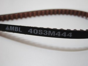 画像1: 【ネコポス対応】KN企画/KN-KV4444/【RC926】カウンタードリフト用強化ベルト 幅4mm 長さ444mm 148T DIBリア2.0倍用