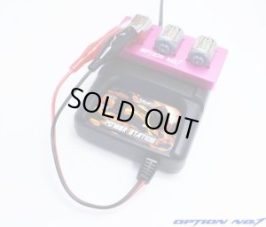 画像2: OPTION No.1(オプションNo.1)/NO-PS0002PI/ミニ四駆用モーターピットスタンド（ピンク）＋パワーステーション