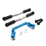 【ネコポス対応】イーグル(EAGLE)/TT02RWDV2-06-LB/AL Rリンケージ&リンケージマウント:TT02-RWDV2用(LB)