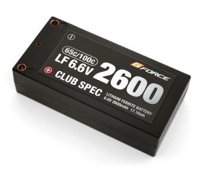 画像1: G-FORCE(ジーフォース)/GFG102/CLAB SPEC LiFeバッテリー 6.6V 2600mAh