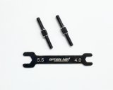【ネコポス対応】OPTION No.1(オプションNo.1)/PR-005/アルミターンバックル・M3*26mm 2個入(レンチ付）