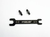 【ネコポス対応】OPTION No.1(オプションNo.1)/PR-001/アルミターンバックル・M3*10mm 2個入(レンチ付）