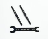 【ネコポス対応】OPTION No.1(オプションNo.1)/PR-011/アルミターンバックル・M3*41mm 2個入(レンチ付）
