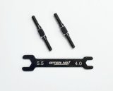 【ネコポス対応】OPTION No.1(オプションNo.1)/PR-007/アルミターンバックル・M3*30mm 2個入(レンチ付）