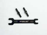 【ネコポス対応】OPTION No.1(オプションNo.1)/PR-002/アルミターンバックル・M3*18mm 2個入(レンチ付）