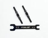 【ネコポス対応】OPTION No.1(オプションNo.1)/PR-009/アルミターンバックル・M3*35mm 2個入(レンチ付）