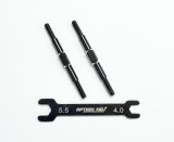 【ネコポス対応】OPTION No.1(オプションNo.1)/PR-013/アルミターンバックル・M3*46mm 2個入(レンチ付）