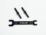 【ネコポス対応】OPTION No.1(オプションNo.1)/PR-004/アルミターンバックル・M3*23mm 2個入(レンチ付）