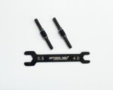 【ネコポス対応】OPTION No.1(オプションNo.1)/PR-006/アルミターンバックル・M3*28mm 2個入(レンチ付）