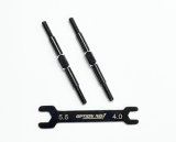 【ネコポス対応】OPTION No.1(オプションNo.1)/PR-014/アルミターンバックル・M3*50mm 2個入(レンチ付）