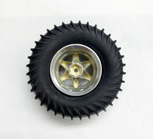 画像2: OPTION No.1(オプションNo.1)/NO-171/デザートタイヤ＆6スポークホイール2本入（GF01、WR02リヤ用）