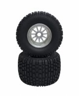 OPTION No.1(オプションNo.1)/NO-166//ブロックタイヤ＆11スポークホイール2本入（CW01、WR02フロント用）