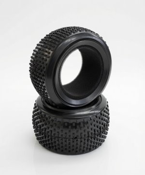 画像1: OPTION No.1(オプションNo.1)/NO-WB10017A/マイクロブロックタイヤ（2WD、4WD/リヤ)2個入		