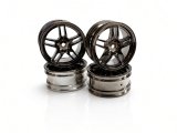 OPTION No.1(オプションNo.1)/NO-302GM/5本ダブルスポークホイール26mm幅 （オフセット+2mm) 4ps