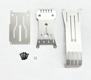 画像1: OPTION No.1/HOT-011/スチールスキッド＆シャーシガード/ホットショットII用