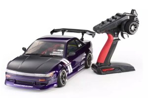 画像1: (10月下旬発売予定/予約)京商(KYOSHO)/34503T1/　1/10 EP 2WD フェーザーD2 FZD2シリーズ レディセット 日産 シルビア S13 チューンド・バージョン パープル