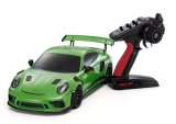 京(10月下旬発売予定/予約)商(KYOSHO)/1/10 EP 4WD フェーザーMk2 FZ02 レディセット 2018 ポルシェ 911 GT3 RS リザードグリーン
