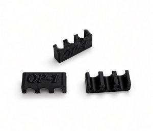 画像1: 【ネコポス対応】OP-1工房/ブラシレスモーター用コードクリップ/ブラック（12ゲージ用/3個セット）