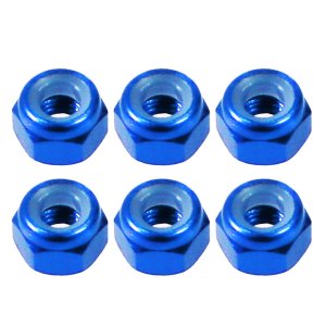 画像5: 【ネコポス対応】EAGLE(イーグル)/2301U-GO_GR_GU_LBL_PI_SI/軽量アルミ ナイロン3mmナット 6個