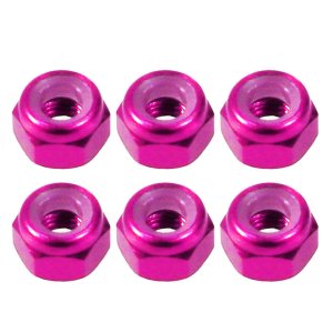 画像6: 【ネコポス対応】EAGLE(イーグル)/2301U-GO_GR_GU_LBL_PI_SI/軽量アルミ ナイロン3mmナット 6個