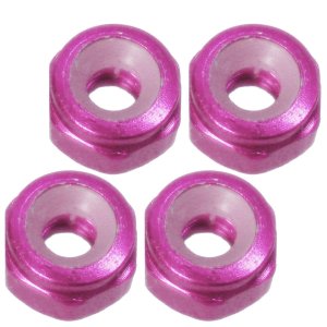 画像7: 【ネコポス対応】EAGLE(イーグル)/2314MINI-BK_GO_GR_PI_SI/超軽量アルミ ナイロン2mmナット 4個