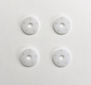 画像1: OPTION No.1(オプションNo.1)/2410314/デルリン削り出しダンパーピストン (5穴/4個入)タミヤアルミダンパーセット用/直径9.9mm