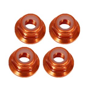 画像4: 【ネコポス対応】EAGLE(イーグル)/2599U-BK_LBL_OR_PI_PU_RE/軽量アルミ ナイロン4mmナット 4個入