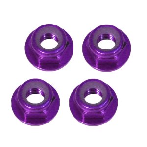 画像6: 【ネコポス対応】EAGLE(イーグル)/2599U-BK_LBL_OR_PI_PU_RE/軽量アルミ ナイロン4mmナット 4個入