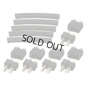 画像1: 【ネコポス対応】EAGLE(イーグル)/2709LP-BK05SET/トップレーシング 2Pコネクター (オス5pcs.510pcs.)[BK]