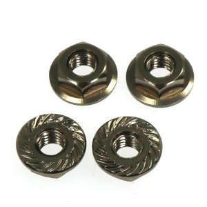 画像7: 【ネコポス対応】EAGLE(イーグル)/3028U2-BK__3028U2-SI/軽量アルミ フランジ4mmロックナット(菊座フランジ)4個