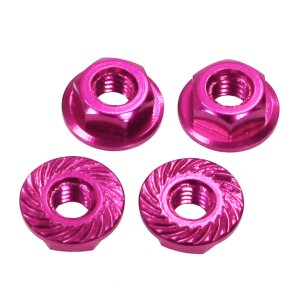 画像10: 【ネコポス対応】EAGLE(イーグル)/3028U2-BK__3028U2-SI/軽量アルミ フランジ4mmロックナット(菊座フランジ)4個