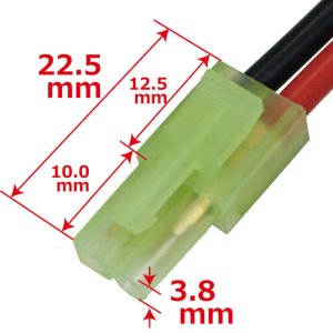 画像3: 【ネコポス対応】EAGLE(イーグル)/3460U/EPエアーコネクター・16Gワイヤー(90mm)付 ゴールドピン仕様Aオス