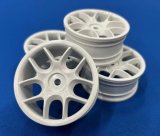 【ネコポス対応】ライド(RIDE)/35118/ミディアムナロー 24mm幅 1/10 ツーリングカー用 10スポークホイール ホワイト (オフセット0)