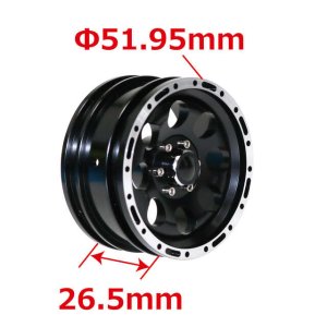 画像4: EAGLE(イーグル)/3630U-BK_GU_LBL/SP 1.9インチホイル・8サークル(2個入):タミヤCC01用