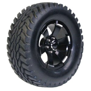 画像2: EAGLE(イーグル)/3631U-BK_LBL_RE_SI/SP 1.9インチホイル・6スポーク(2個入):タミヤCC01用