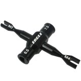 【ネコポス対応】EAGLE(イーグル)/3723V2-U3-BK_BL_GU_LBL_PU_RE/SP デュアル・ターンバックルレンチ(3mm/4mm)ボールエンドワインダー付