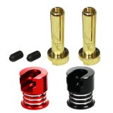 【ネコポス対応】EAGLE(イーグル)/3732CAP2-4/ヨーロピアンコネクター4mm(オスX2)ステップヒートシンクキャップ付き